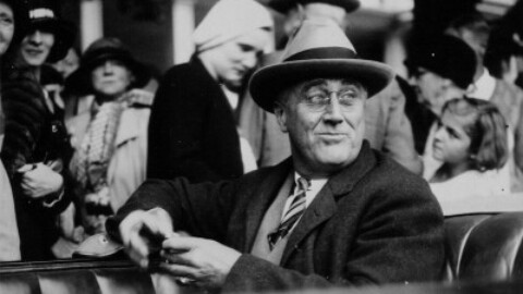 Franklin D. Roosevelt visits Jephtha Lodge in Huntington